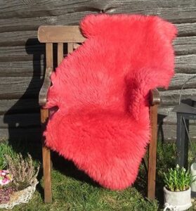 Merino fårskinn lammskinn äkta päls i fantastiska färger